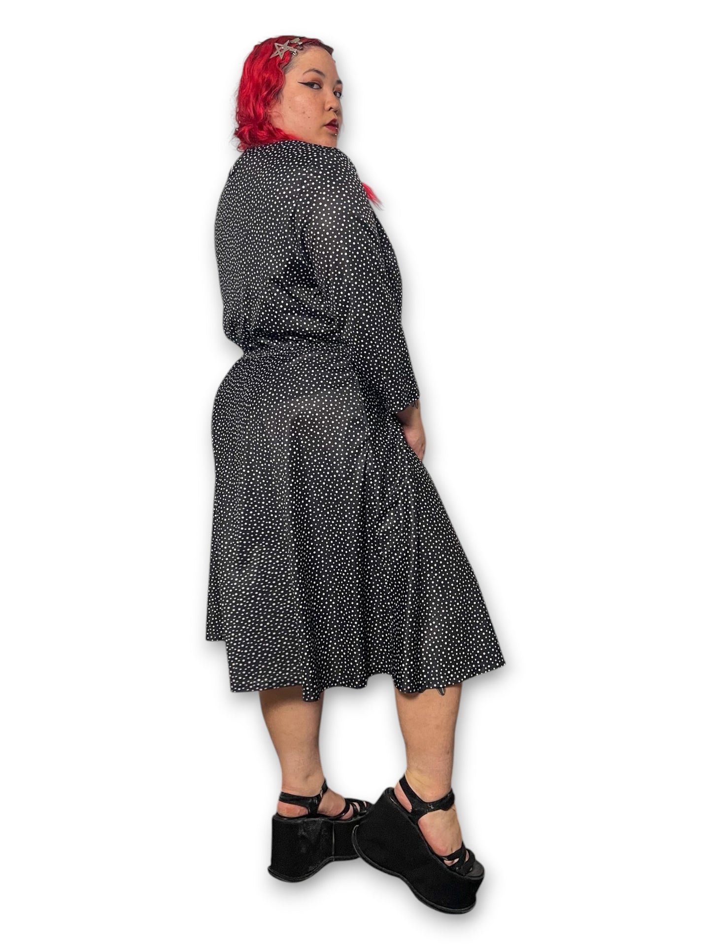 90’s/Y2K Retro Polka Dot Dress (2X)