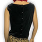 90’s/Y2K Ronni Nicole by Ouida Black Velvet Top (L)