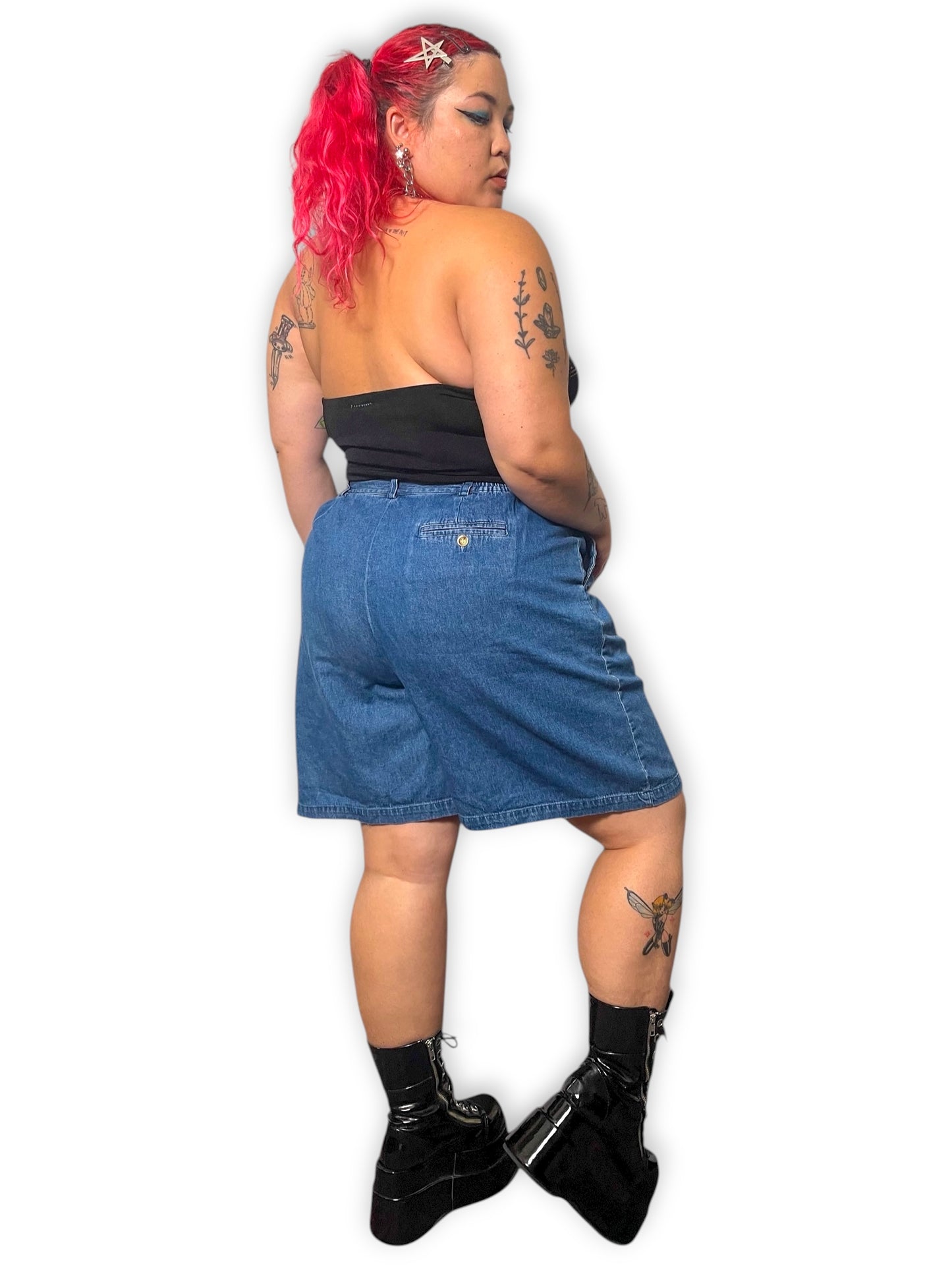 Y2K Karen Scott Denim Shorts (2X/3X)