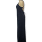 90’s Black Slinky Maxi Dress (XS/S)