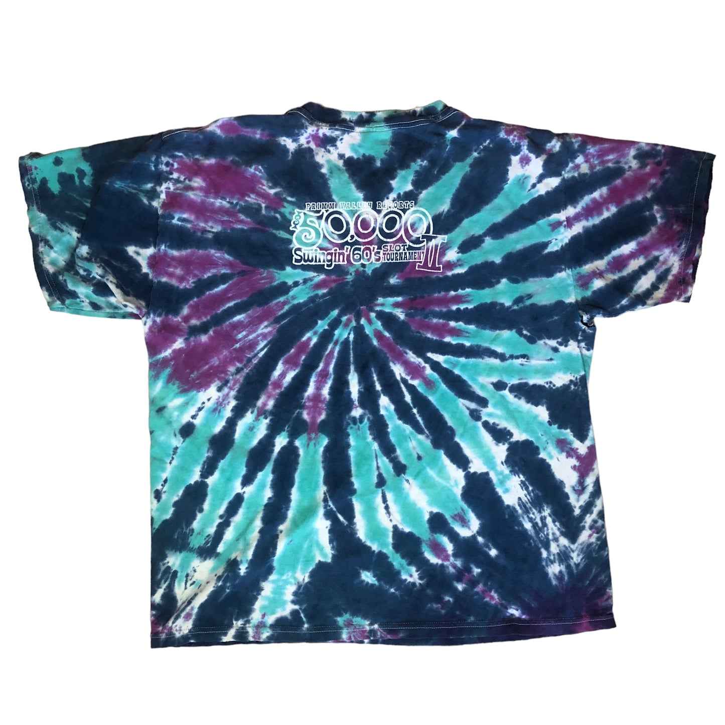 90's Primm Valley Resorts Tie Dye T-Shirt (XL)