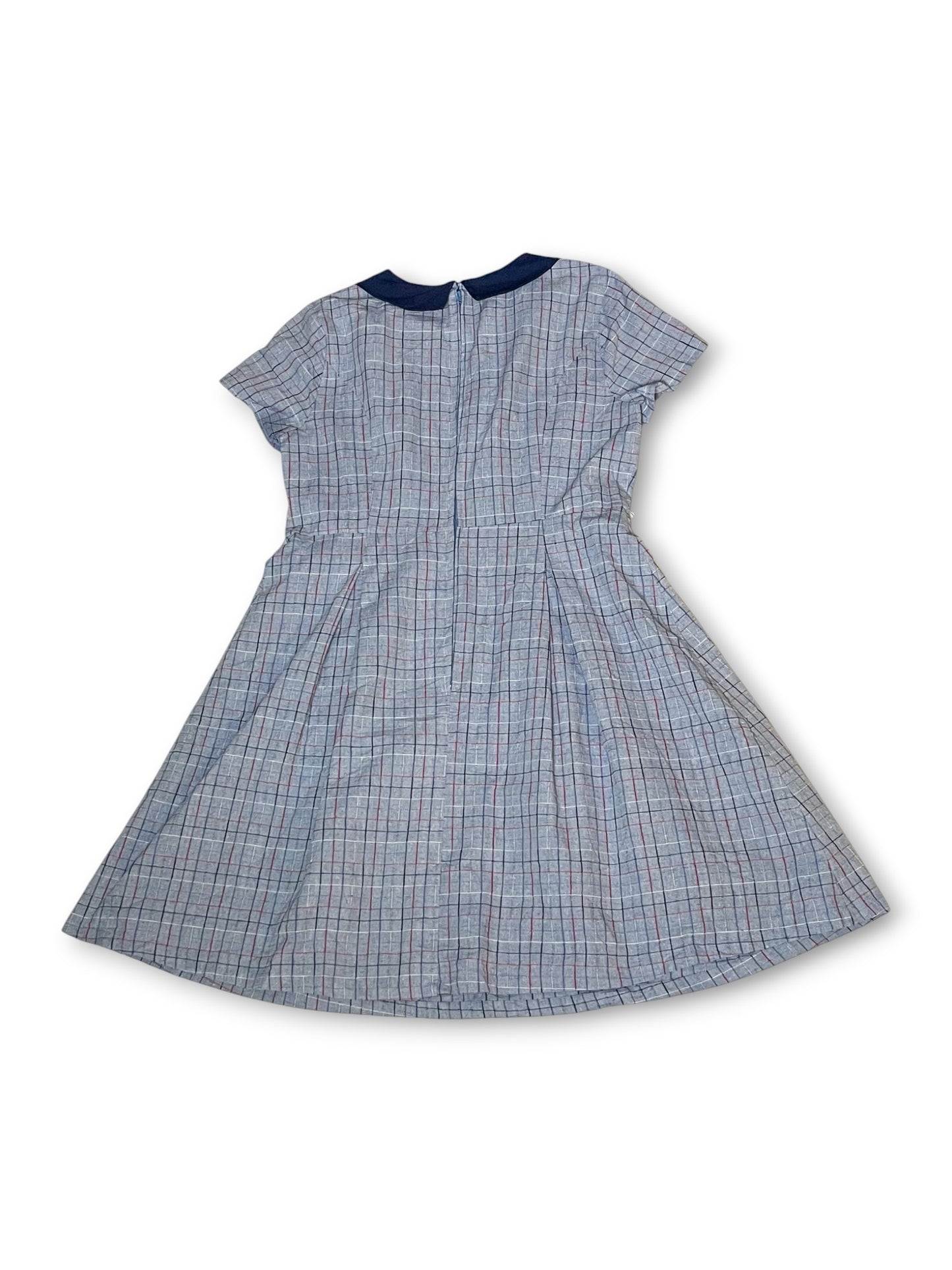 Retro Twee Grid Dress (XL)