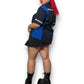 Y2K/Modern Navy Blue Work Shirt (XL/2X)