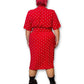 80’s Polka Dot Secretary Dress (2X/3X)