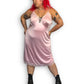 Y2K Comfort Choice Baby Pink Slip Dress (3X)