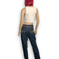 Y2K Angels Dark Wash Jeans (XL)
