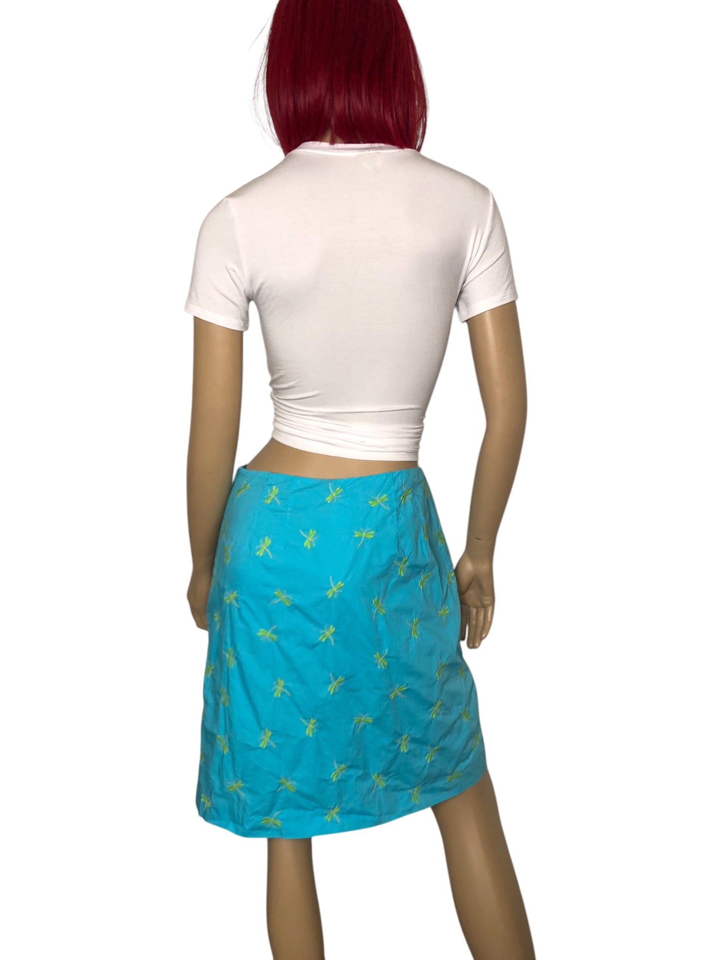 90’s Talbots Cyan Blue Skirt (M)