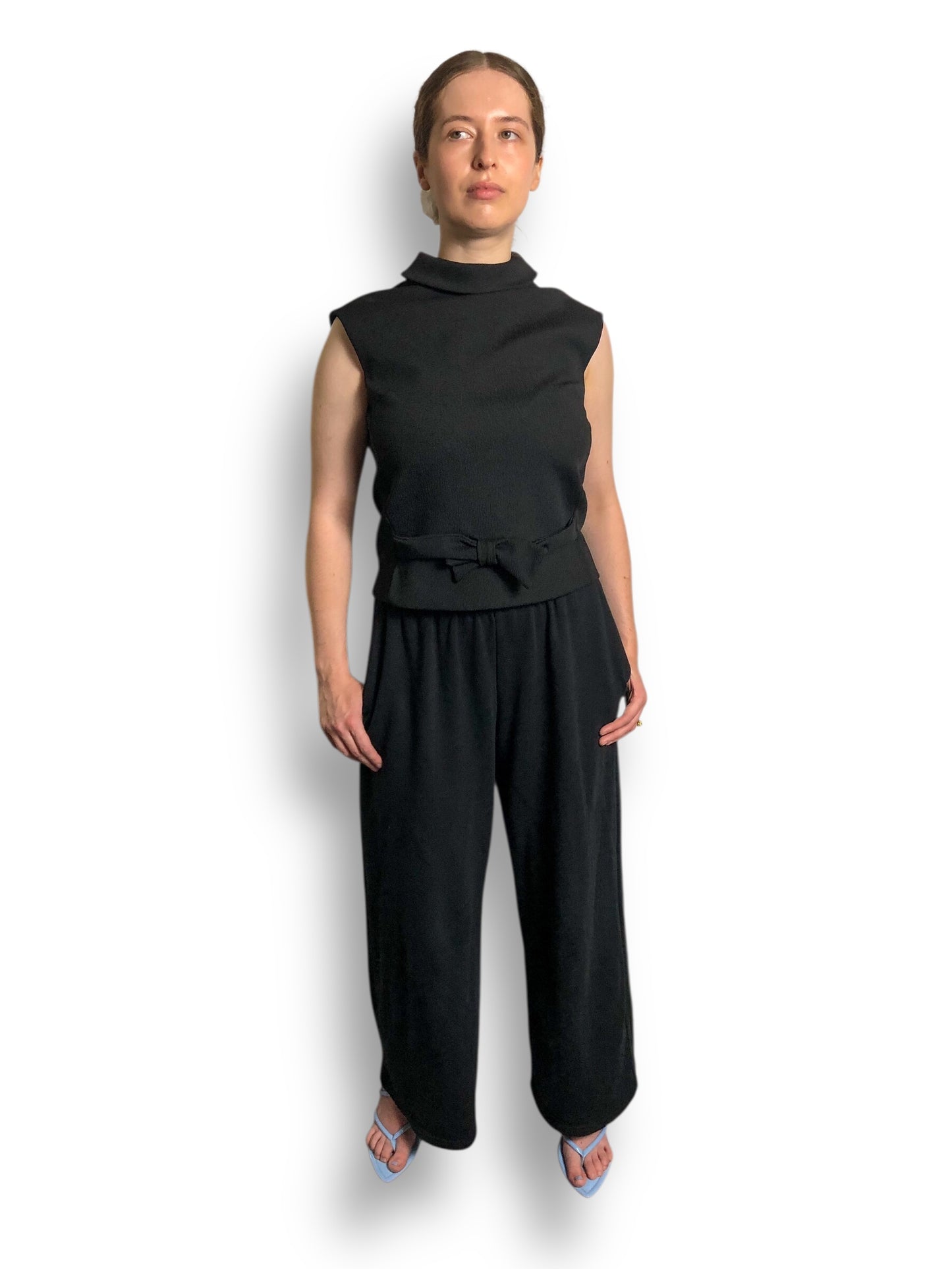 60’s/70’s Catalina Black Retro Top (M)