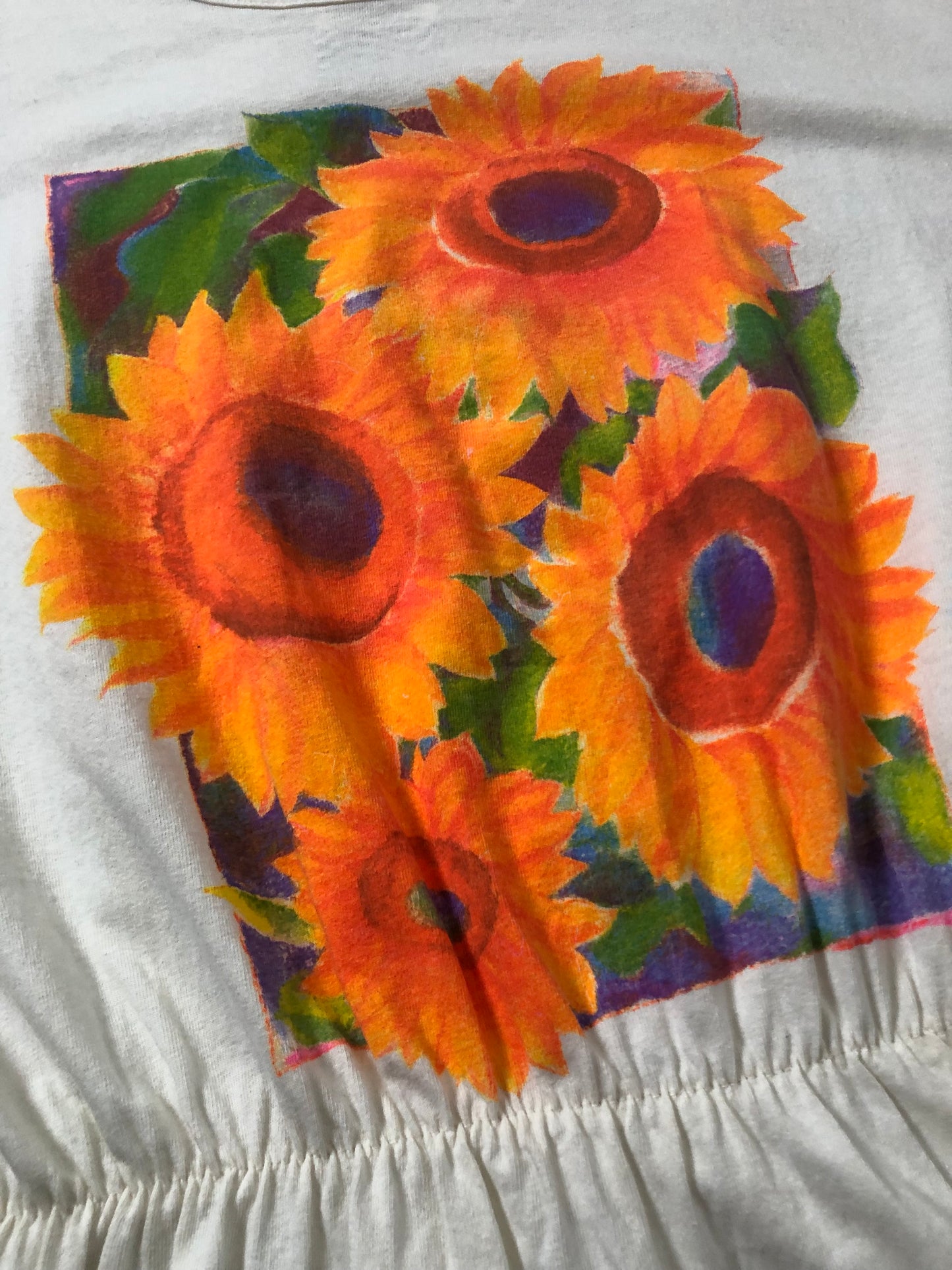 80’s Sun Bound White T-Shirt Mini Dress (M/L/XL)