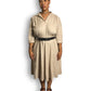 70’s/80’s Ilse M. Khaki Shirt Dress (2X)