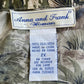 90’s Anna and Frank Tan and Green Safari Print Blouse (2X/3X)