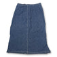 Y2K Medium Wash Denim Midi Skirt (XL)