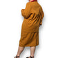 80’s Requirements Copper Brown Skirt Suit (2X/3X)