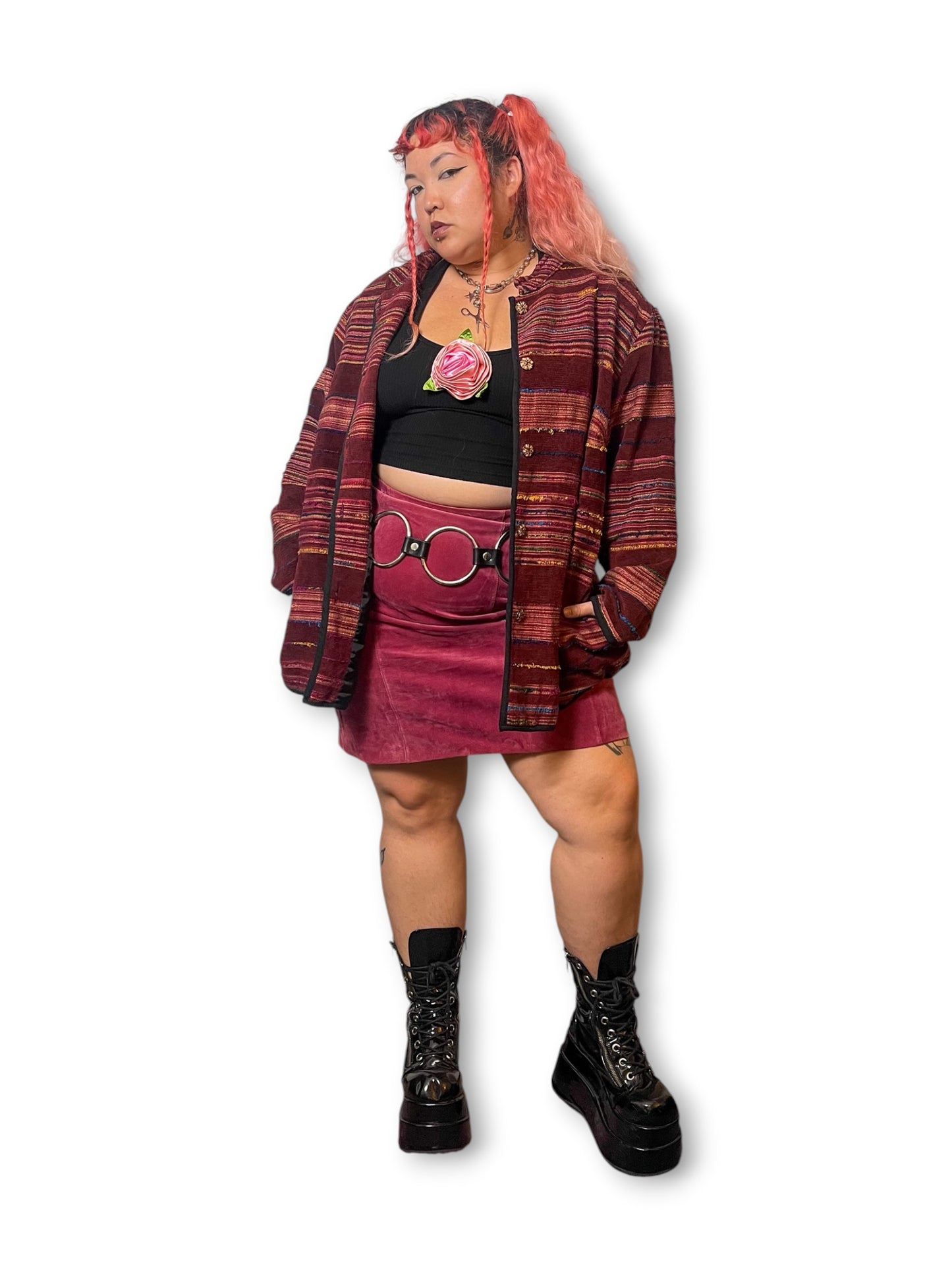 90’s/Y2K Boho Tapestry Jacket (4X)