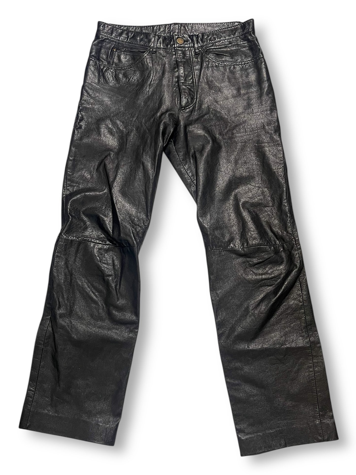 80’s Oui International Black Leather Pants (S/M)