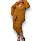 80’s Requirements Copper Brown Skirt Suit (2X/3X)