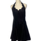 80’s/90’s Velvet Halter Dress (L/XL)