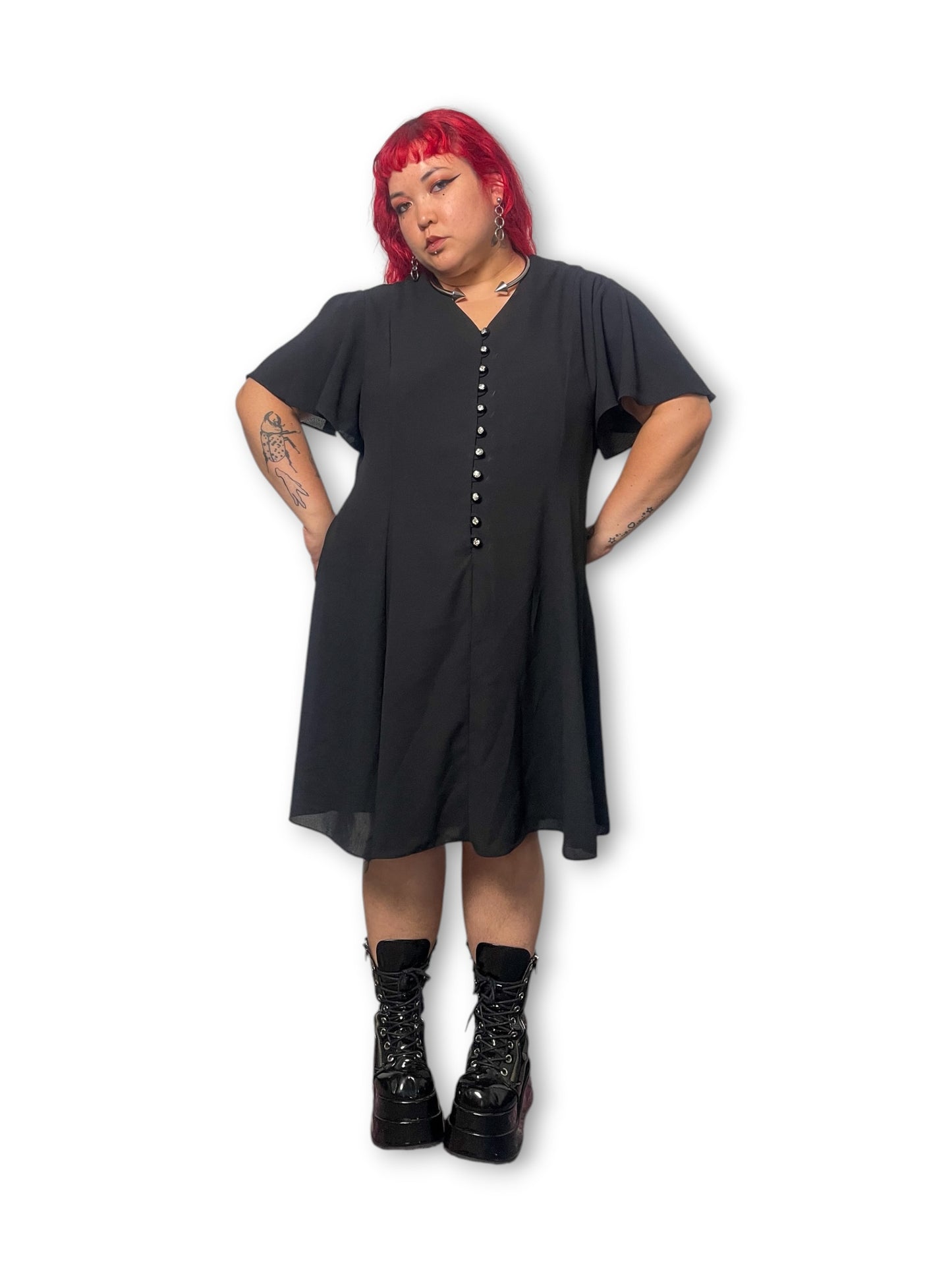 90’s Retro Goth Dress (3X)
