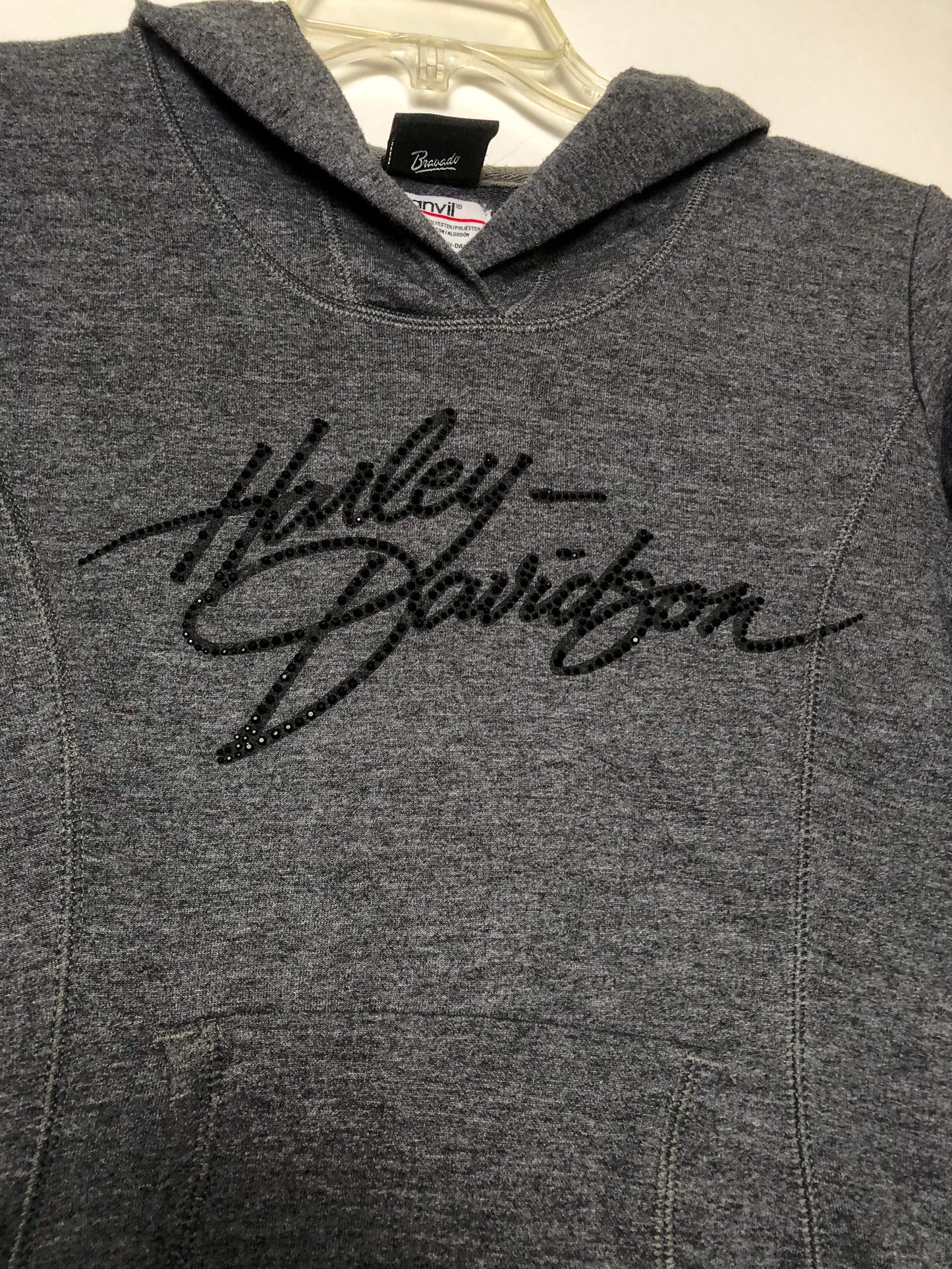 Harley Davidson Dark Gray Pullover Hoodie (S)