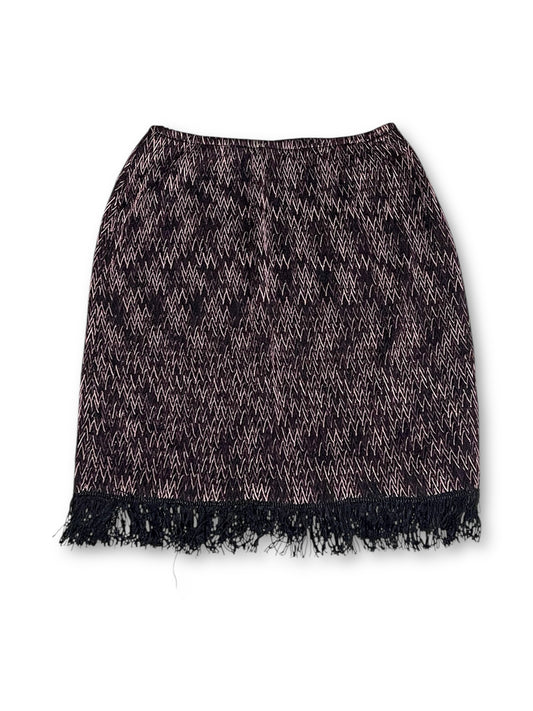 90’s/Y2K Knit Patterned Skirt (L/XL)