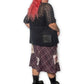 90’s/Y2K Black Knit Cardigan Top (2X)