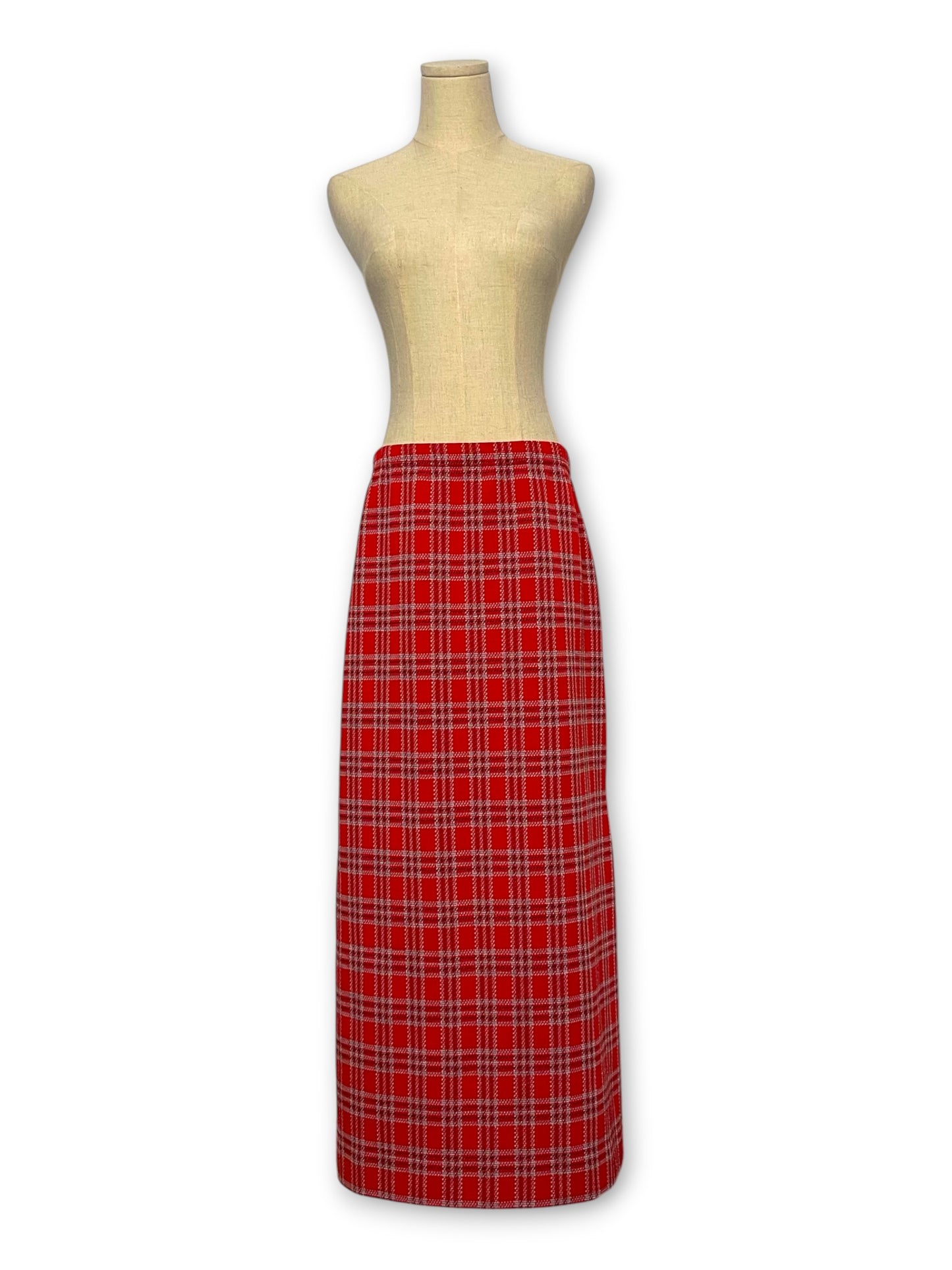 70’s/80’s Retro Grunge Plaid Maxi Skirt (M/L/XL)