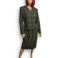 90’s Olivia Rose Olive Green Skirt Suit (L)