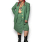 70’s August Max Woman Sage Green Skirt Suit (2X)