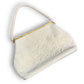 Vintage White Beaded Handbag