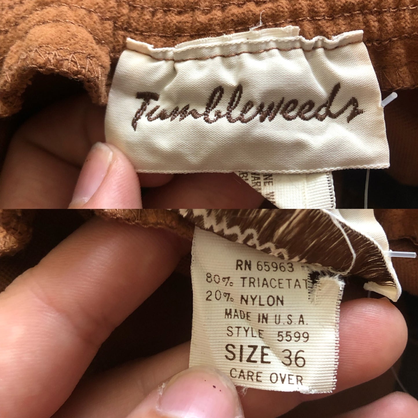 90’s Tumbleweeds Neutral Colorblock Skirt (XL/2X/3X)