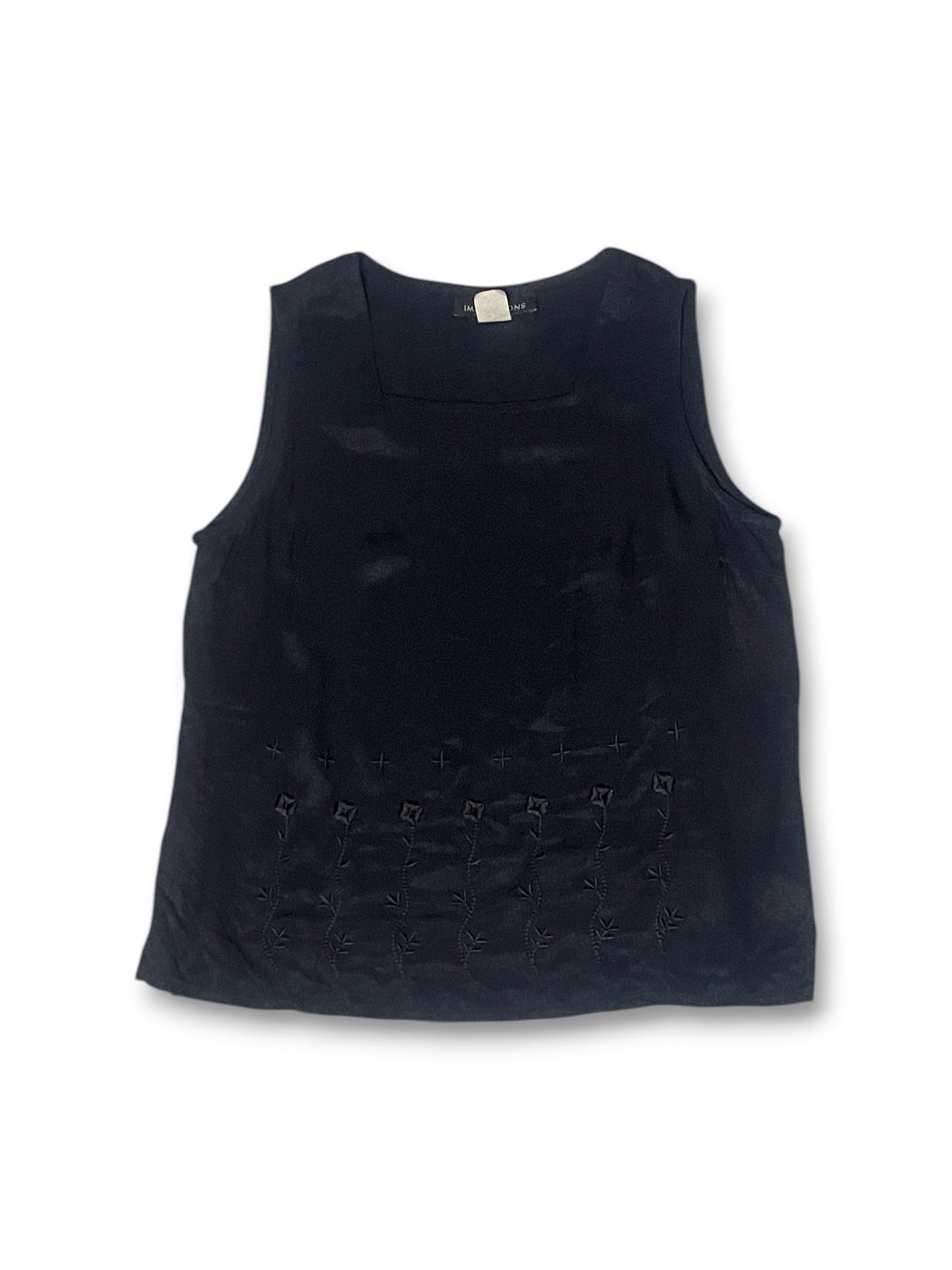 90’s Whimsigoth Embroidered Top (L)