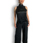 80’s Ralph Lauren Black Sleeveless Turtleneck Top (M/L)