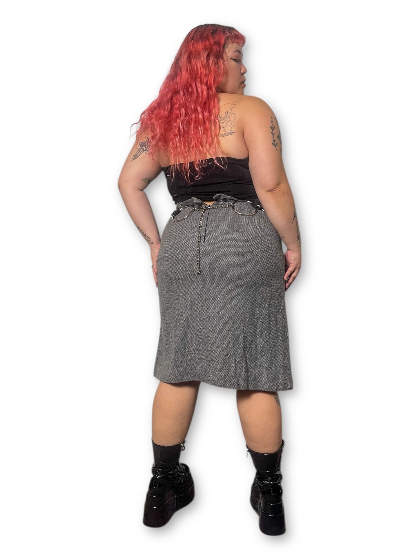 70’s Knit Pencil Skirt (XL/1X)