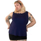 Y2K Nordstrom Purple Knit Tank Top (3X)