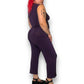 90’s Private Edition by Chico’s Plum Slinky 3-Piece Set (XL)