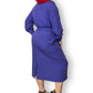 90’s Andrew Harvey Purple Retro Shirt Dress (2X)