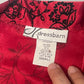 90’s Floral Paisley Satin Blouse (S)