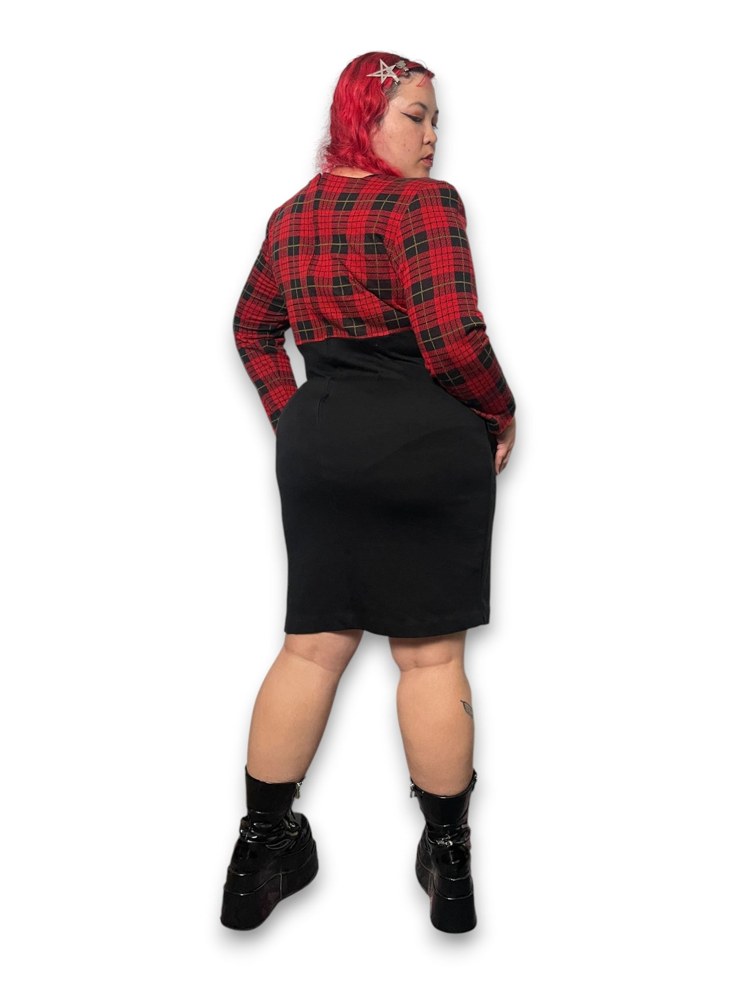 90’s/Y2K Grunge Pencil Dress (1X)