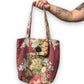 90’s Jackie Spicer Blush Red Floral Print Purse