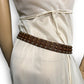 Y2K Studded Leather Belt (M)