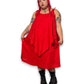 80’s Red Layered Tent Dress (3X)