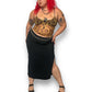 90’s Susan Lawrence Black Midi Skirt (XL)