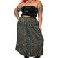 90’s Brownstone Woman Green Paisley Print Skirt (2X)