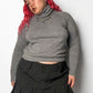 80’s Designers Plus Gray Turtleneck Sweater (L/XL)