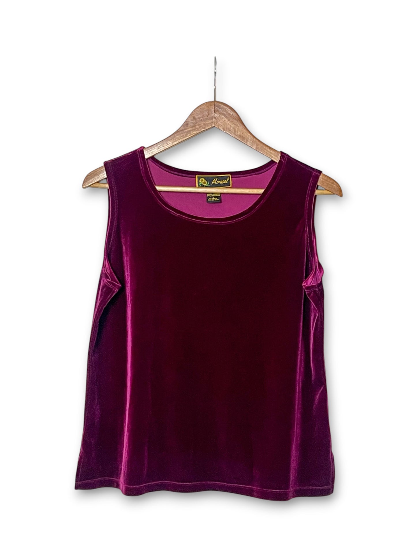 Y2K Velvet Tank Top (L/XL)