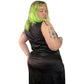 Y2K Sag Harbor Black and White Satin Tank Top (XL/2X)