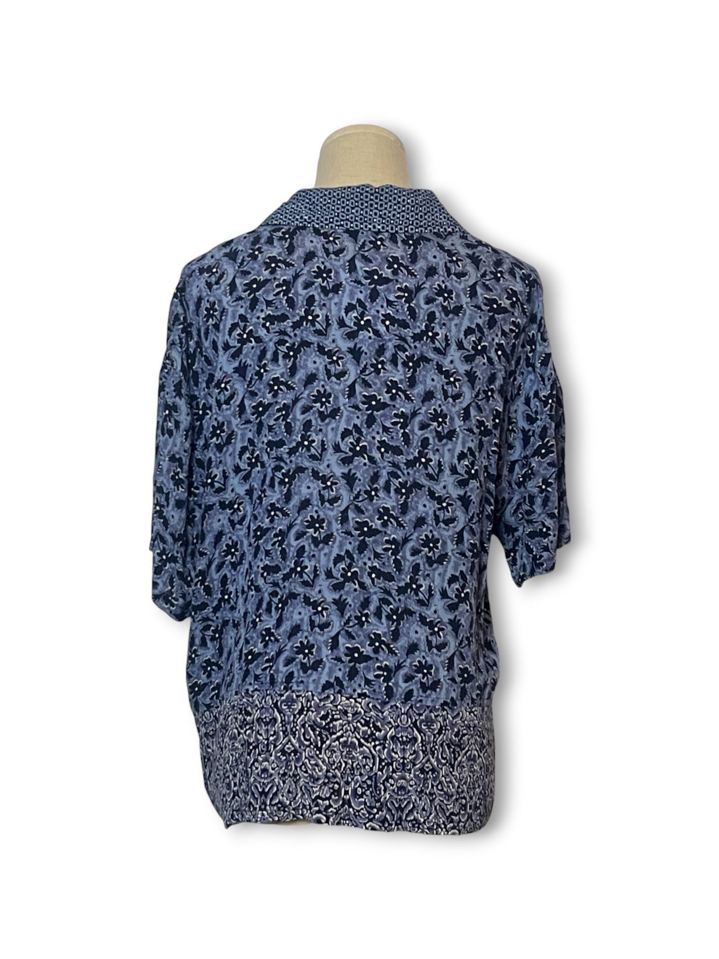 90’s Floral Print Blouse (M)