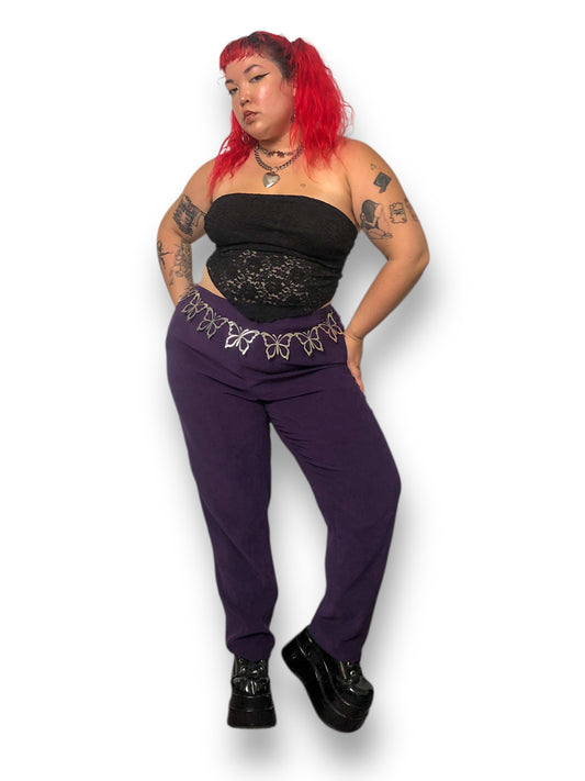 90’s/Y2K TanJay Purple Pants (XL/2X)
