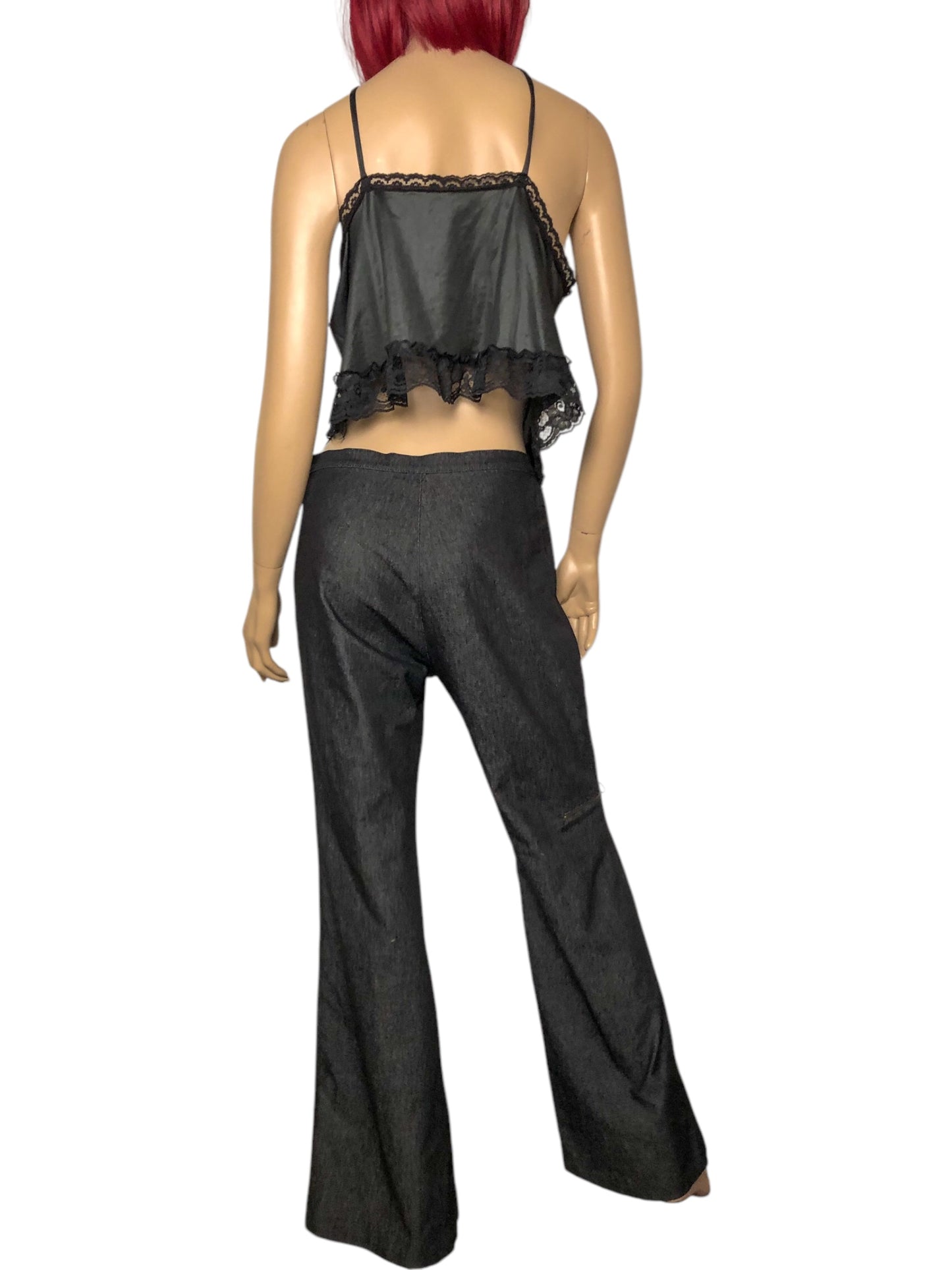 90’s/Y2K Cop. Copine Black Denim Jeans (L)