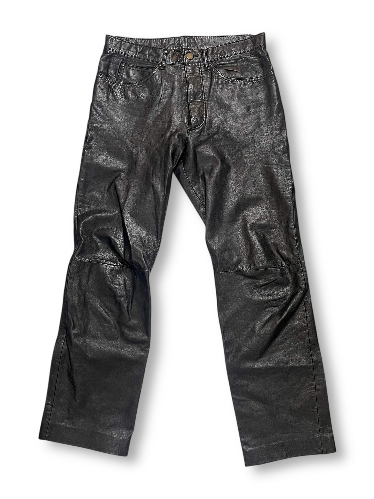 80’s Oui International Black Leather Pants (S/M)